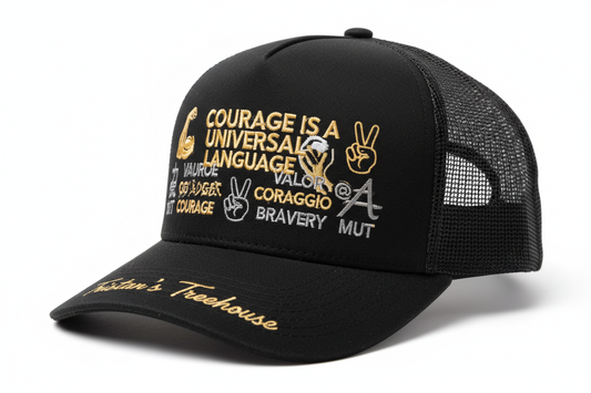 Courage is a Universal Language – Trucker Hat - ULP Collection