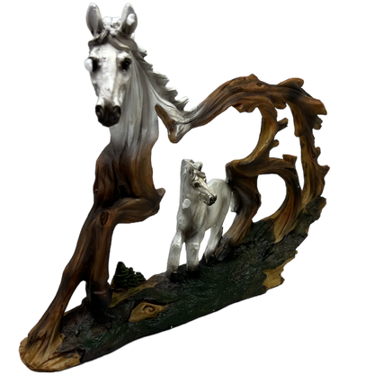 White Horse In A Horse Figurine