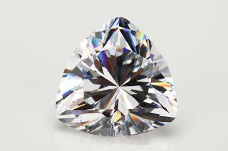 Cubic Zirconia CZ  3mm Trillion