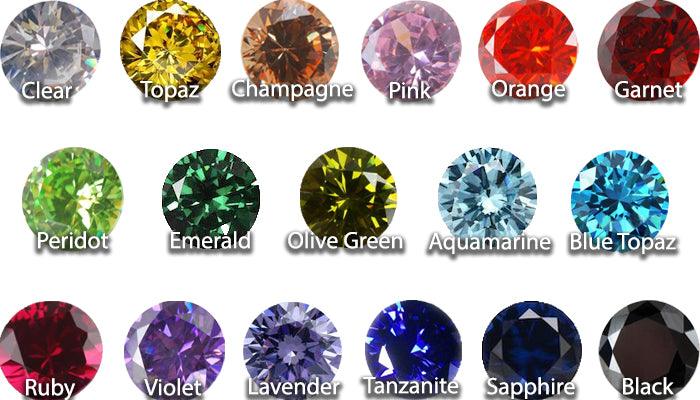 Cubic Zirconia CZ 4mm Round