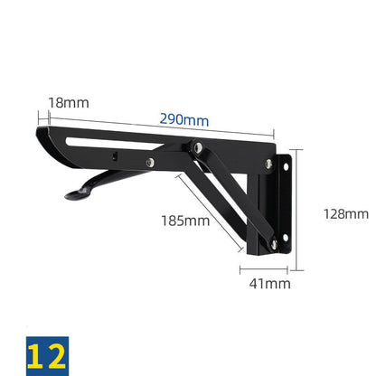 Stainless Steel K-shaped Folding Triangle Bracket Wall Shelf Shelf Support Frame