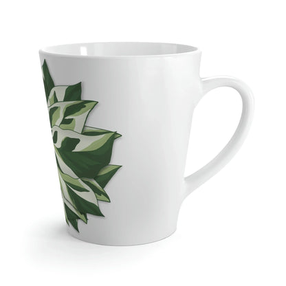 Calathea White Fusion Ceramic Mug 12 oz