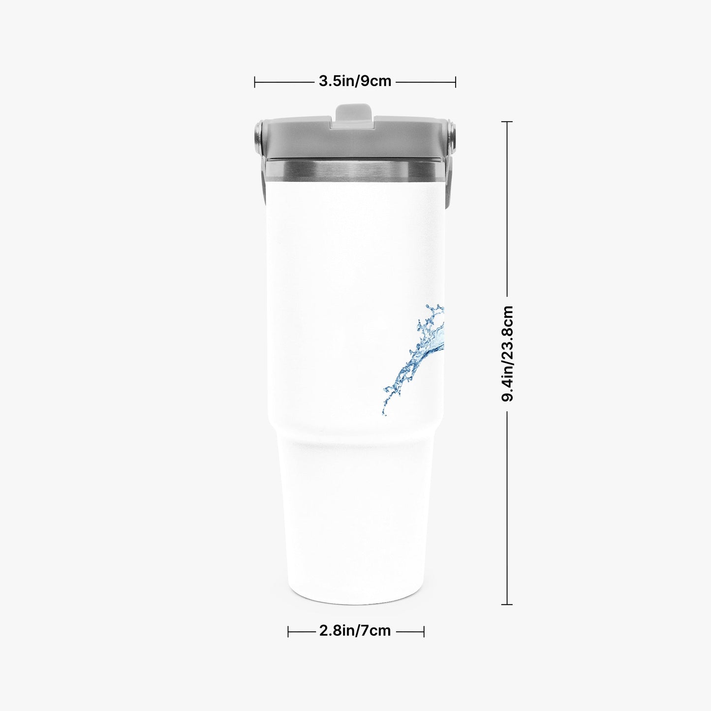1119. Flip Straw Tumbler - 30oz