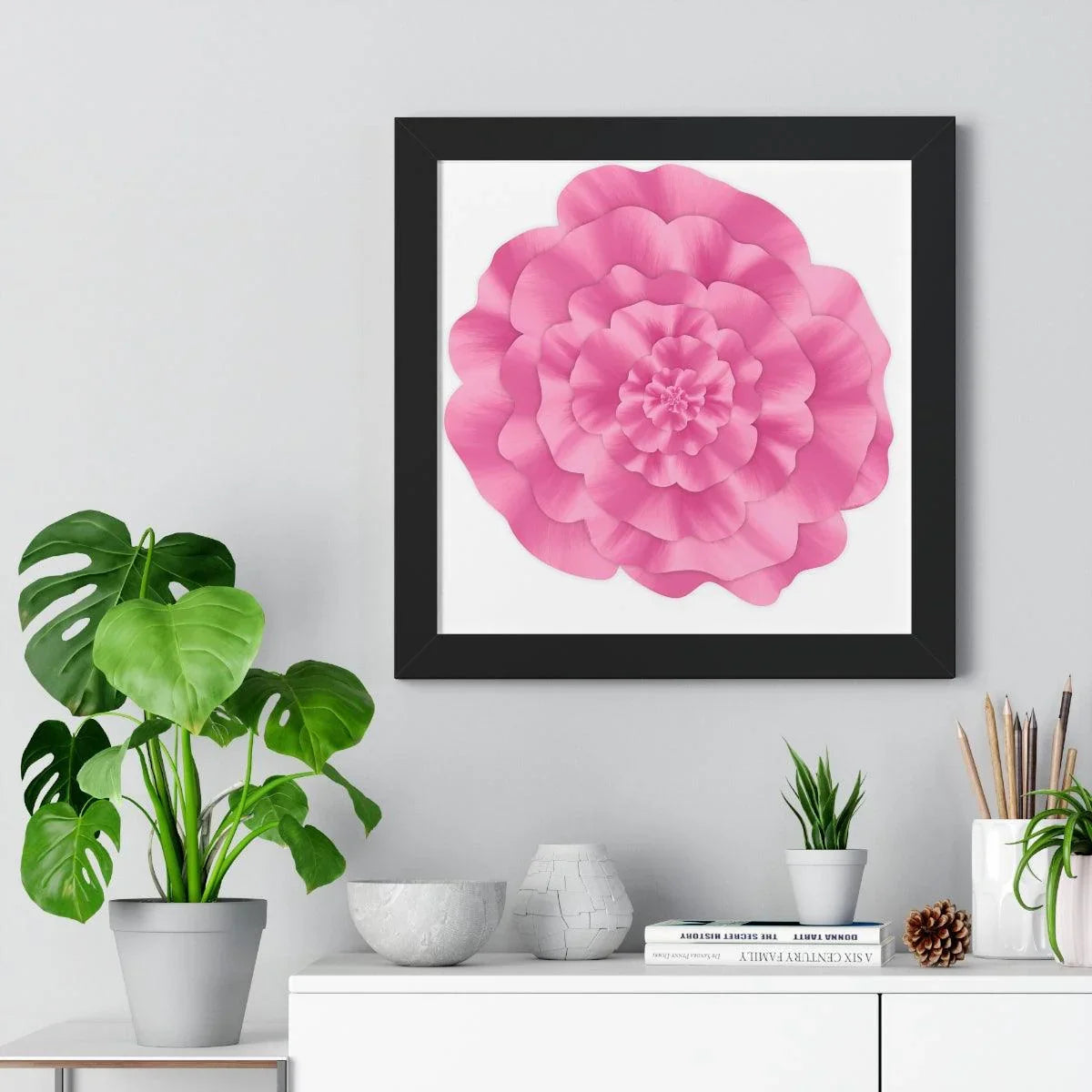 Peony Framed Print – Botanical Wall Art