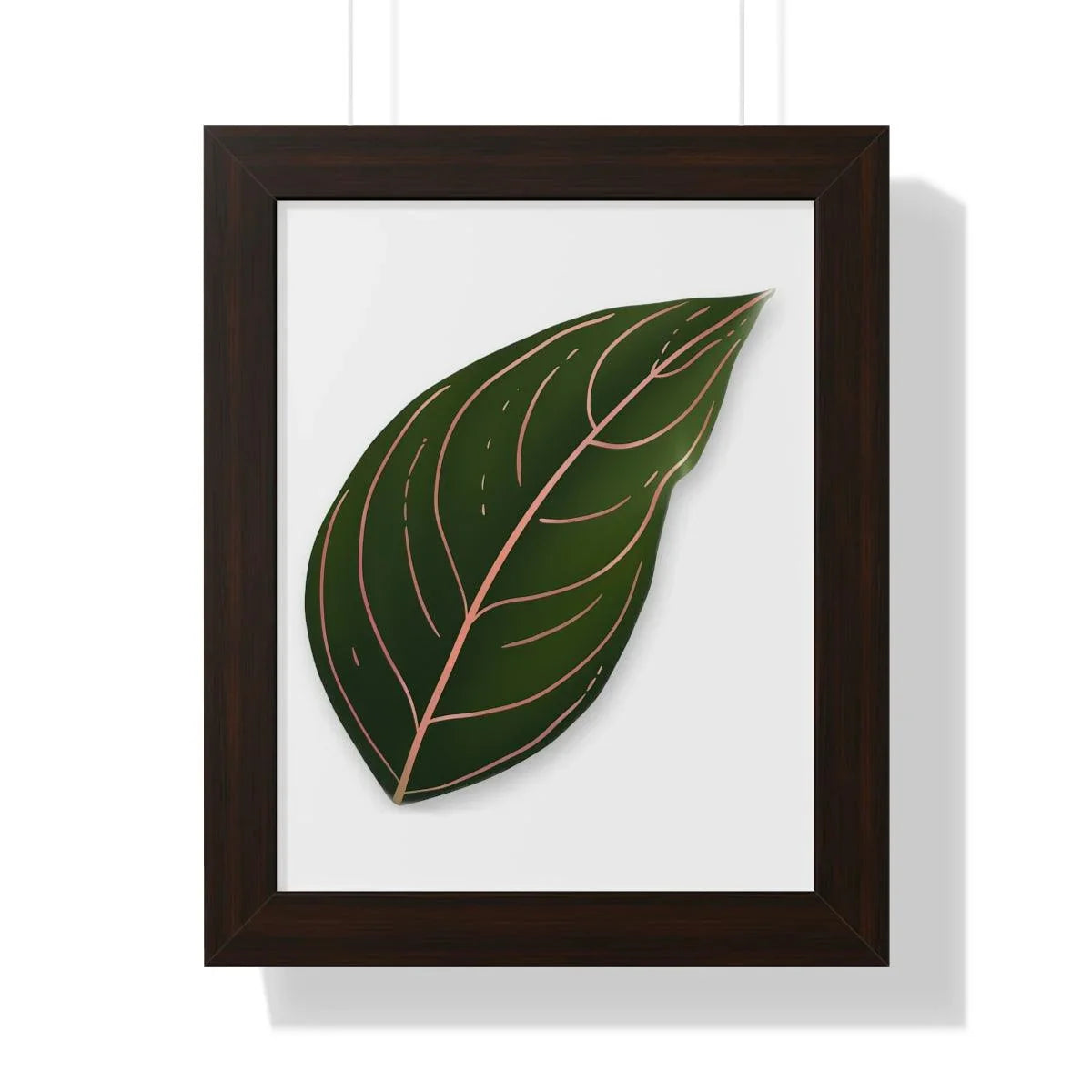 Aglaonema Rotundum Framed Print – Botanical Wall Art