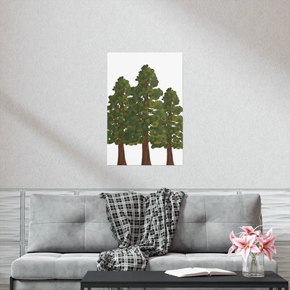Coastal Redwood Print – Unframed Wall Art