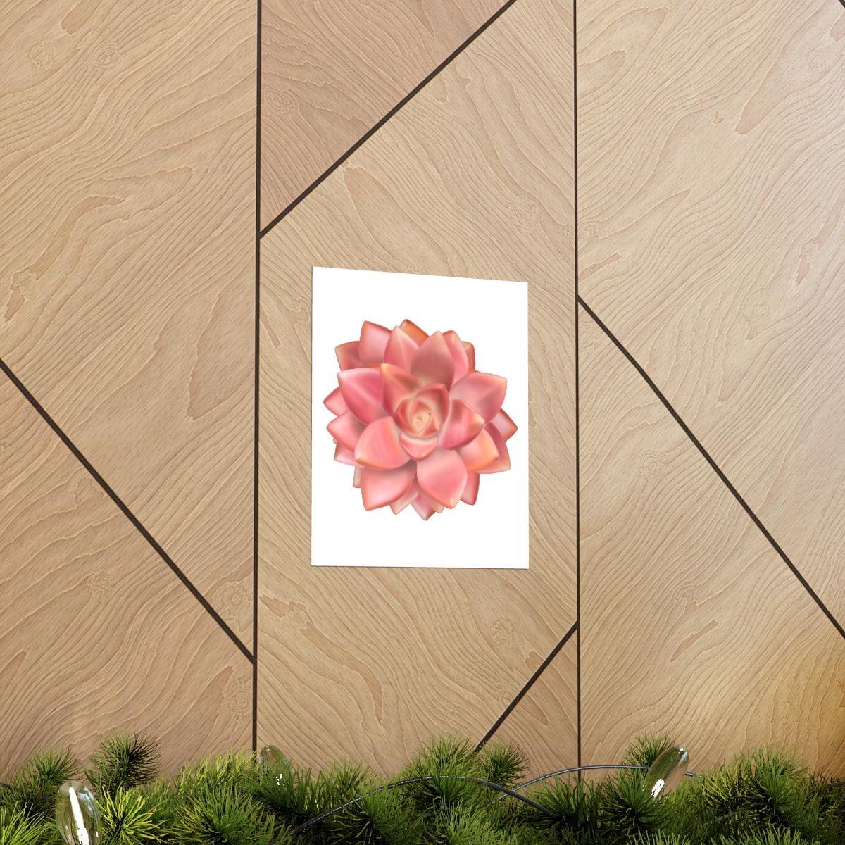 Graptosedum California Sunset Succulent Botanical Print – Unframed Wall Art
