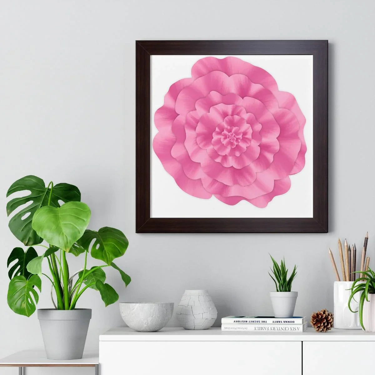 Peony Framed Print – Botanical Wall Art