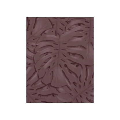 Merlot Monstera Botanical Print – Unframed Wall Art