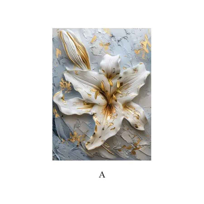 Hand-painted Floral Study Room Decorative Painting