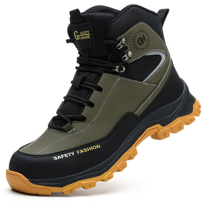 Heavy-Duty High-Quality Steel Toe Men's Work Boots
