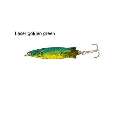 Curved Surface Lure Sequins White Stripes Lure Of Fishing Gear