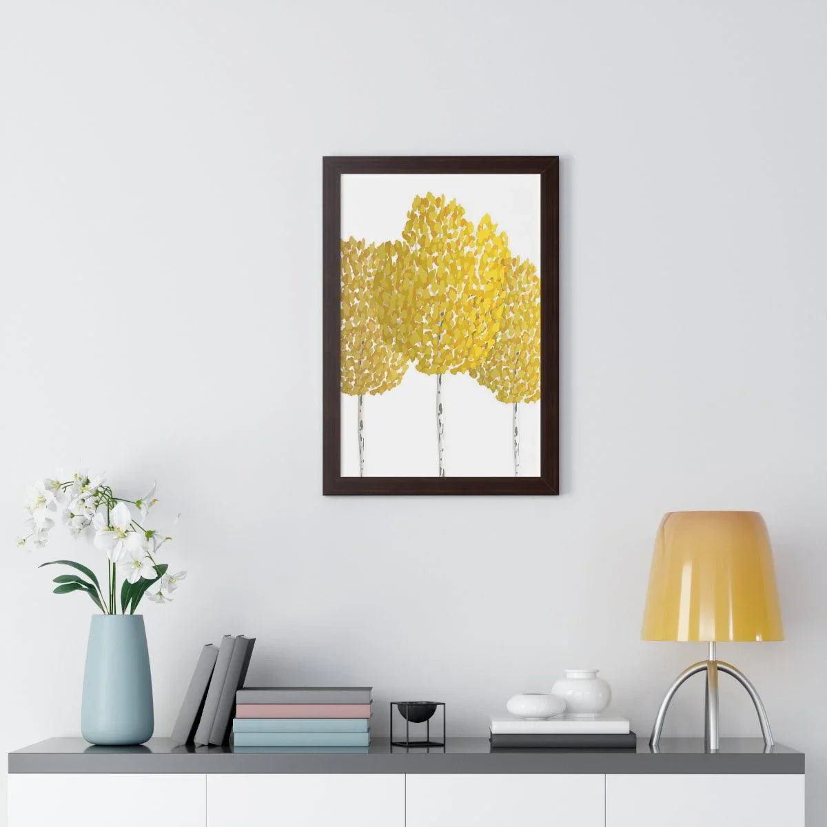 Fall Aspen Framed Print – Wall Art