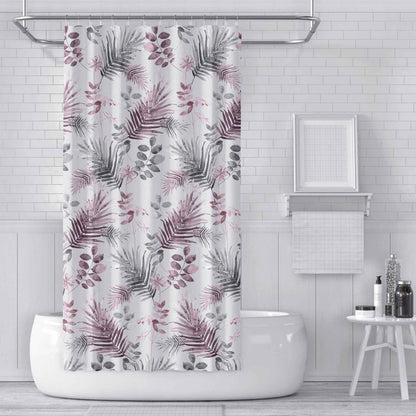 Digital Printing Shower Curtain Cloth Green Plants