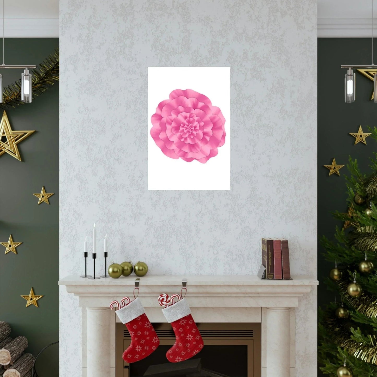 Peony Botanical Print – Unframed Wall Art