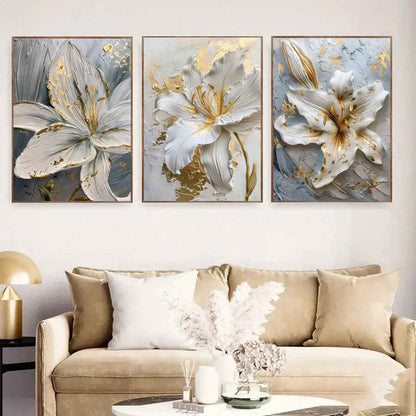 Hand-painted Floral Study Room Decorative Painting