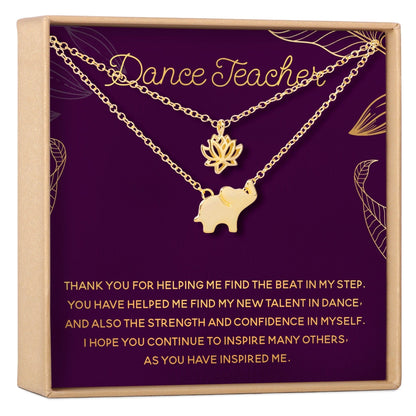 Dance Teacher Necklace, Multiple Styles Jewelry