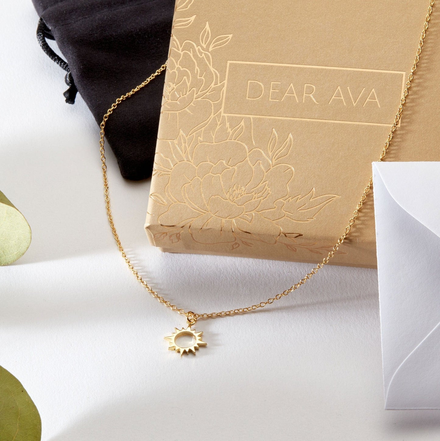 Daughter Sun Pendant Necklace