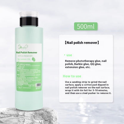 Nail Art Press Bottle Nail Remover Cleaning Solution