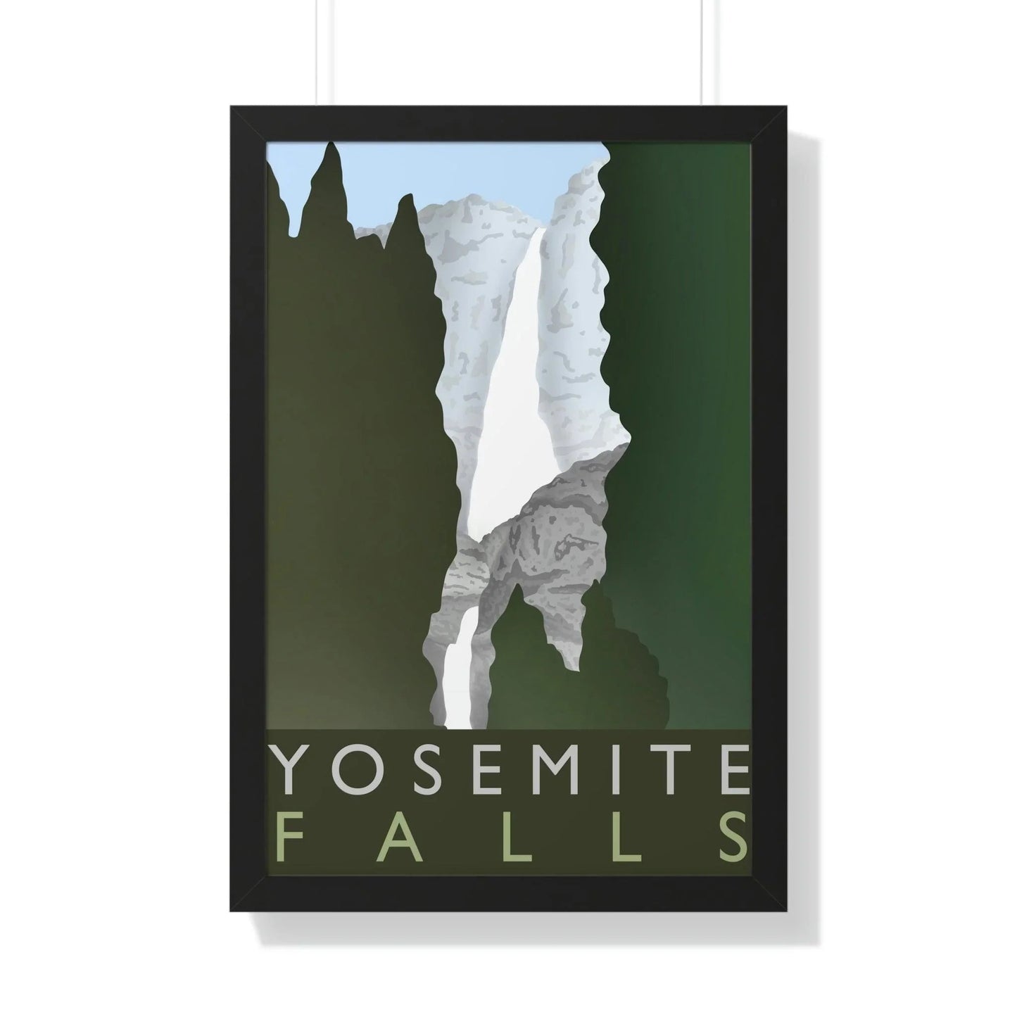 Yosemite Falls Framed Print – Wall Art
