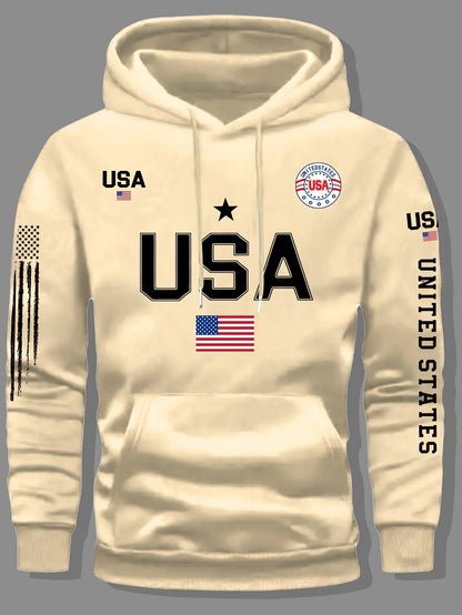Unisex USA American Flag Hoodies