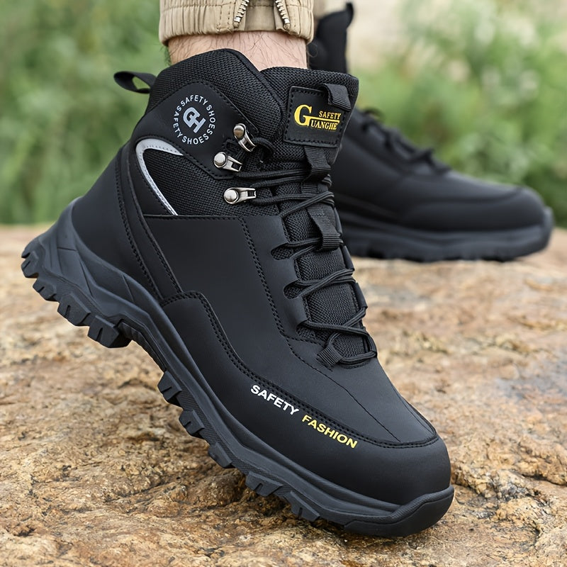 Heavy-Duty High-Quality Steel Toe Men's Work Boots