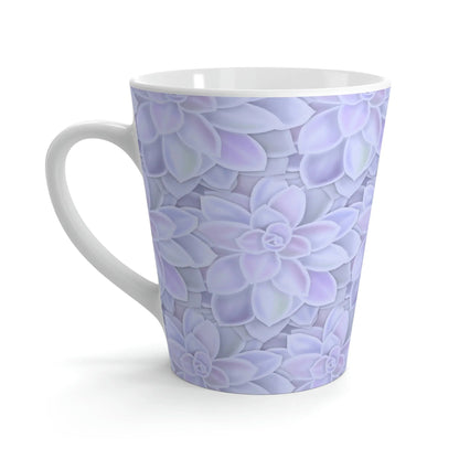 Graptopetalum Murasaki Succulent Pattern Ceramic Mug 12 oz