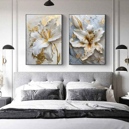 Hand-painted Floral Study Room Decorative Painting