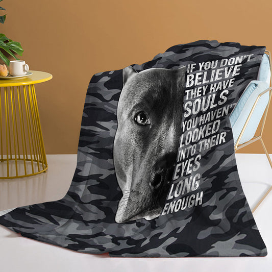 1pc Flannel Black Background Dog Cute Pet Theme Soft And Fluffy Multifunctional Outdoor Beach Camping Living Room Sofa Office Nap Printed Blanket