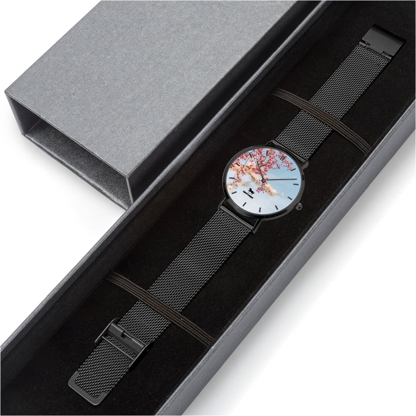 170. Fashion Ultra-thin Stainless Steel Quartz Watch (With Indicators)