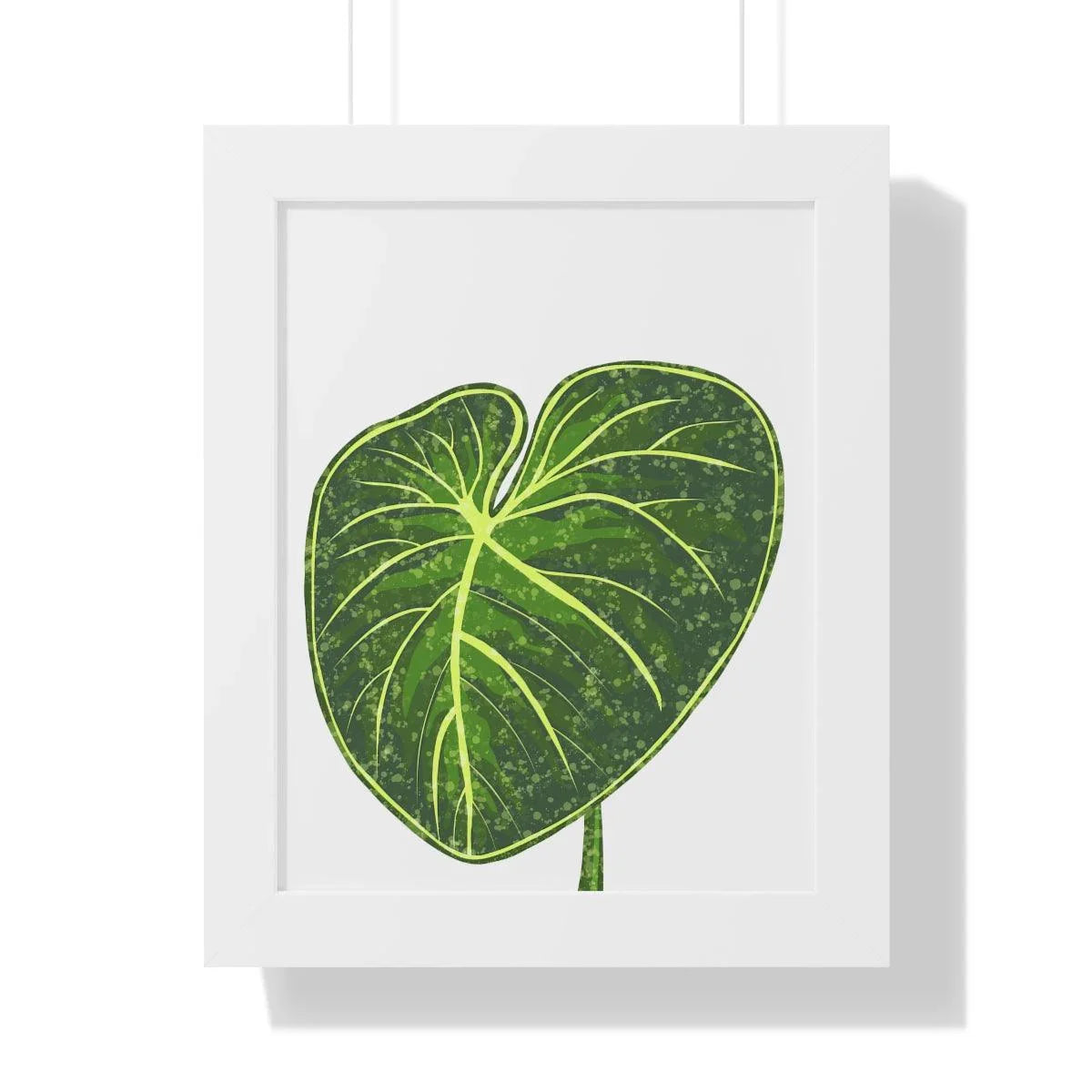 Philodendron Gloriosum Framed Print – Botanical Wall Art