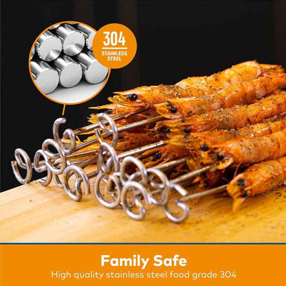 Dehydration Rack Skewers Vertical Grill Support 304 Stainless Steel