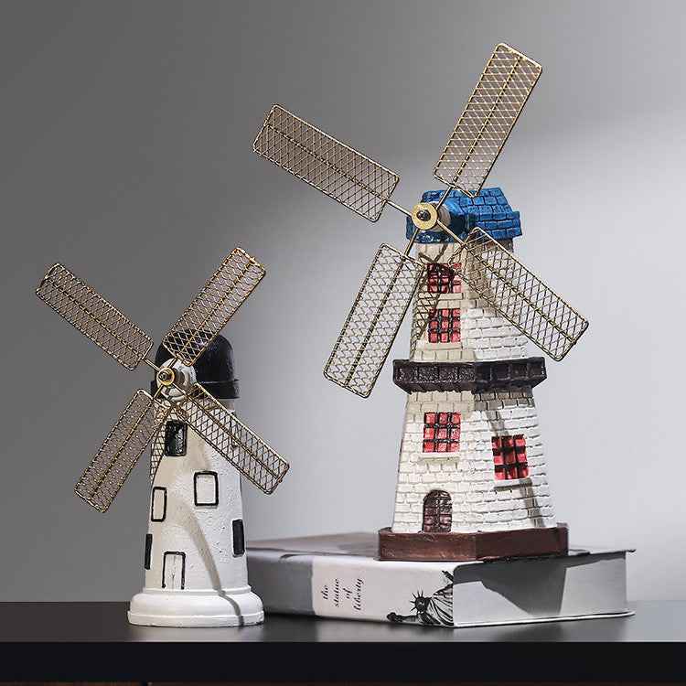 Modern Minimalist Creative Lighthouse Windmill Desktop Decoration