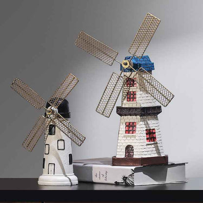 Modern Minimalist Creative Lighthouse Windmill Desktop Decoration