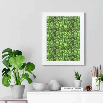 Aglaonema Pictum Framed Print – Botanical Wall Art
