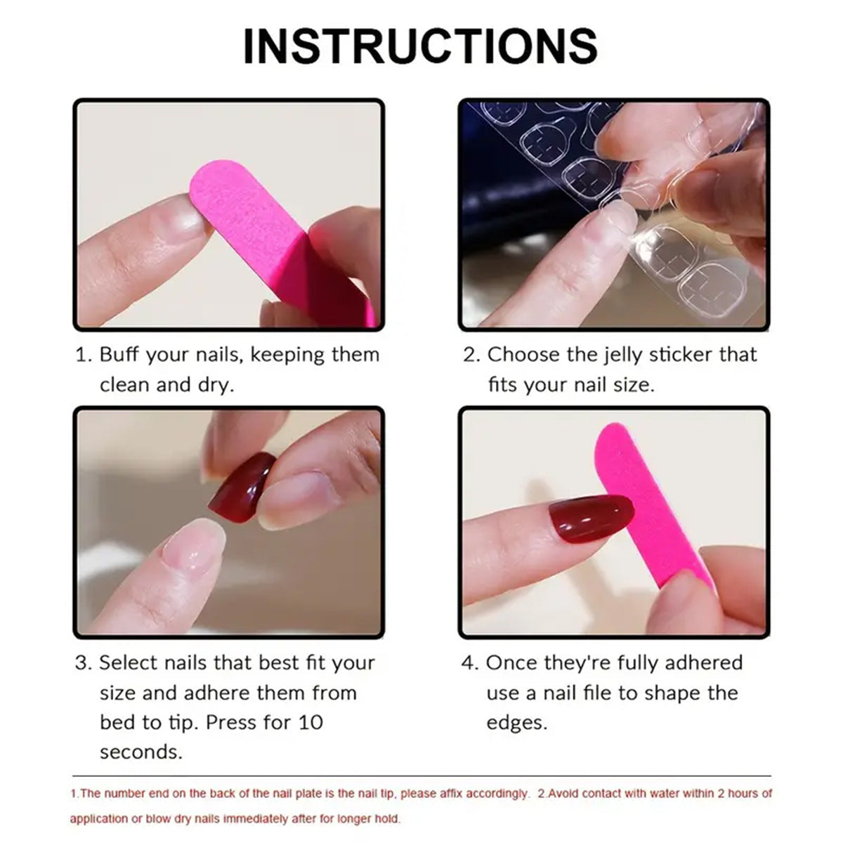 Women's Fashion French Style Bow Flower Nail Art