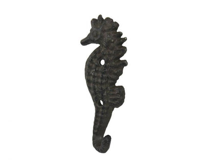 Cast Iron Seahorse Hook 5""