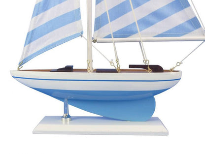 Wooden Anchors Aweigh Model Sailboat 17""