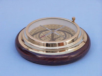 Brass Directional Desktop Compass 6""