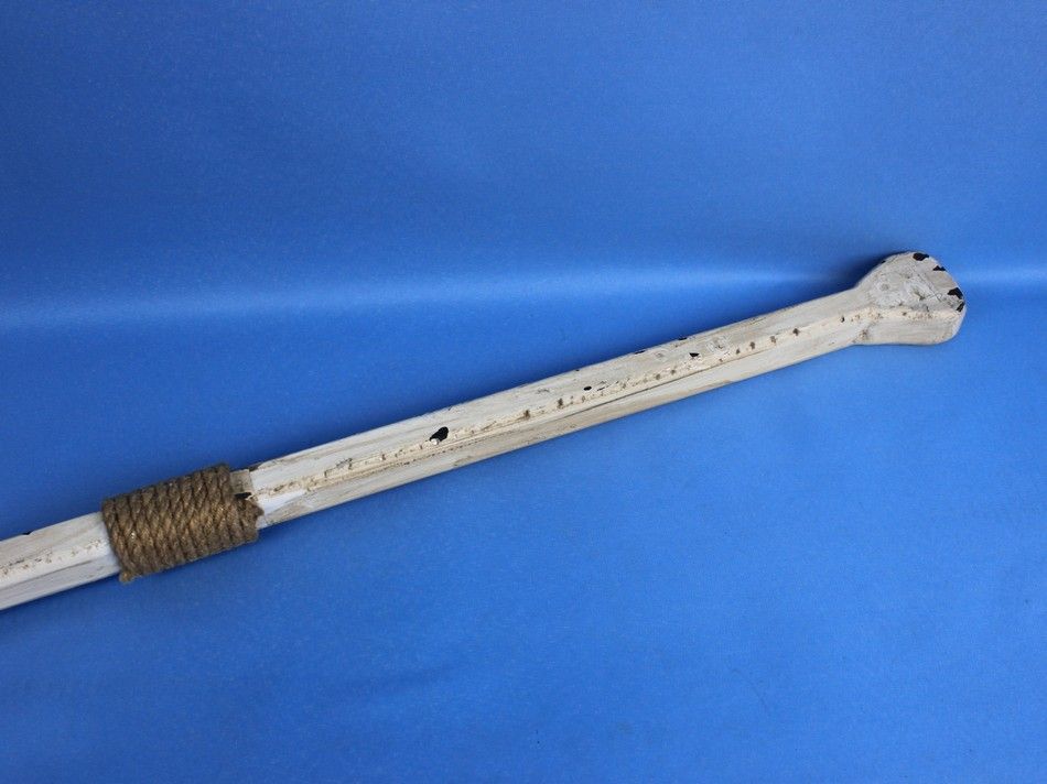 Wooden Rustic Stone Harbor Decorative Squared Rowing Boat Oar w/ Hooks 50""