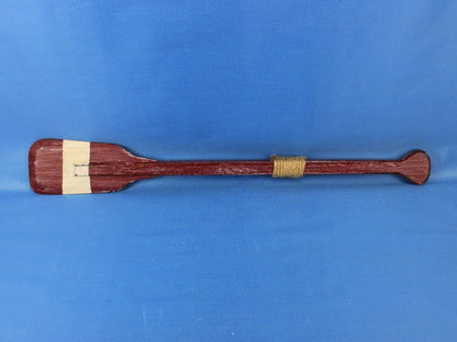 Wooden Chadwick Decorative Squared Rowing Boat Oar w/ Hooks 24""