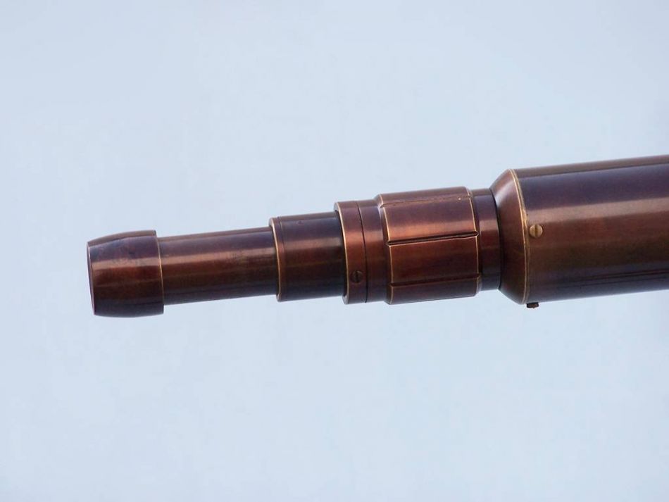 Floor Standing Bronzed Anchormaster Telescope 65""