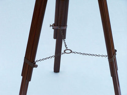 Floor Standing Antique Copper Galileo Telescope 65""