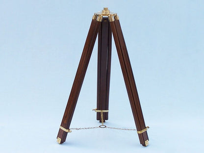 Floor Standing Brass/Leather Galileo Telescope 65""