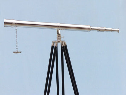 Floor Standing Chrome Galileo Telescope 65""