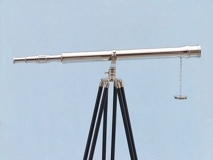 Floor Standing Chrome Galileo Telescope 65""