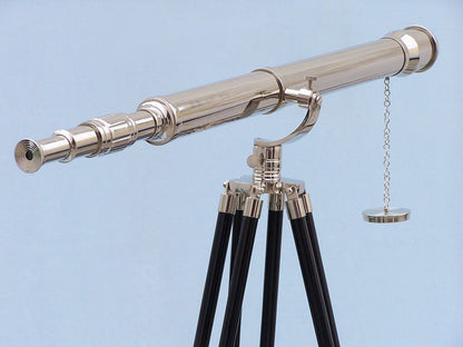 Floor Standing Chrome Galileo Telescope 65""