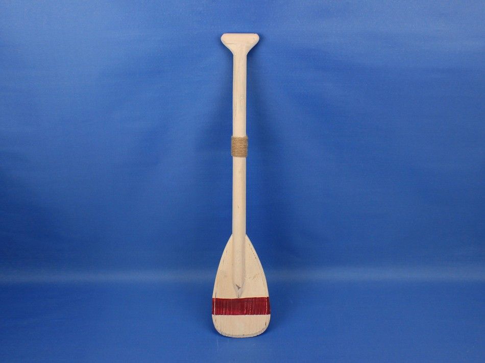 Wooden Manhattan Beach Decorative Rowing Boat Paddle with Hooks 24""