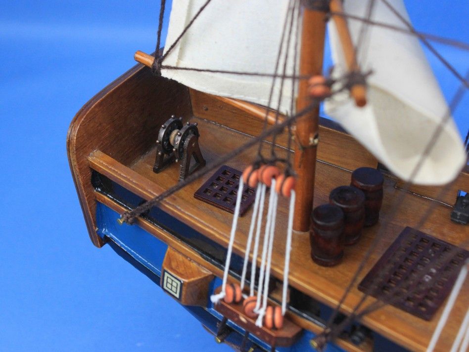 Wooden HMS Bounty Tall Model Ship 20""
