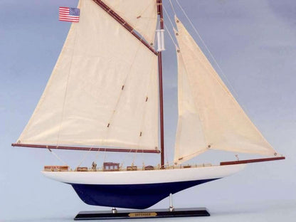 Wooden Defender Limited Model Sailboat 25""